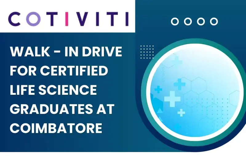 Fresher Certified Medical Coders Walkin Drive at Cotiviti e1772502902301