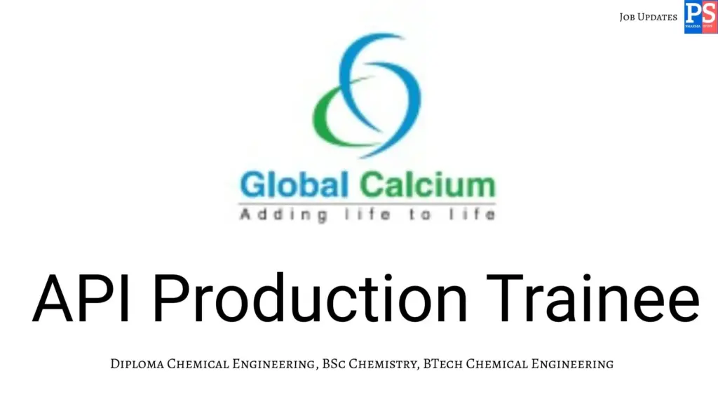 Global Calcium Hiring API Production Trainee