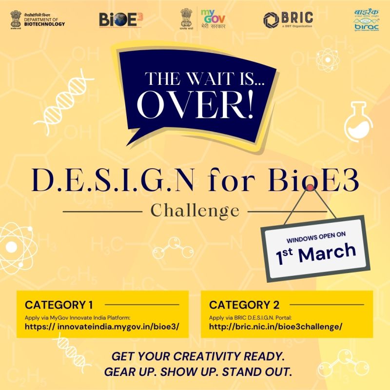 Government of India BioE3 Challenge 2025–2026 2 Government of India BioE3 Challenge 2025–2026