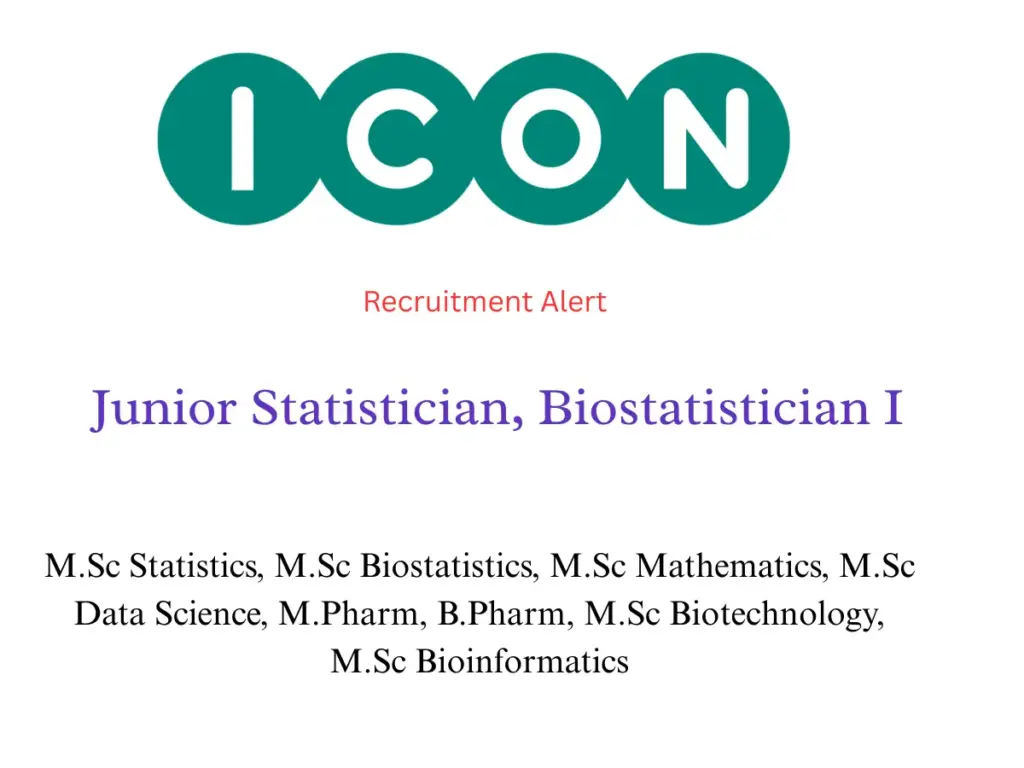 ICON Opens Junior Statistician Roles for Pharma & Life Science Graduates