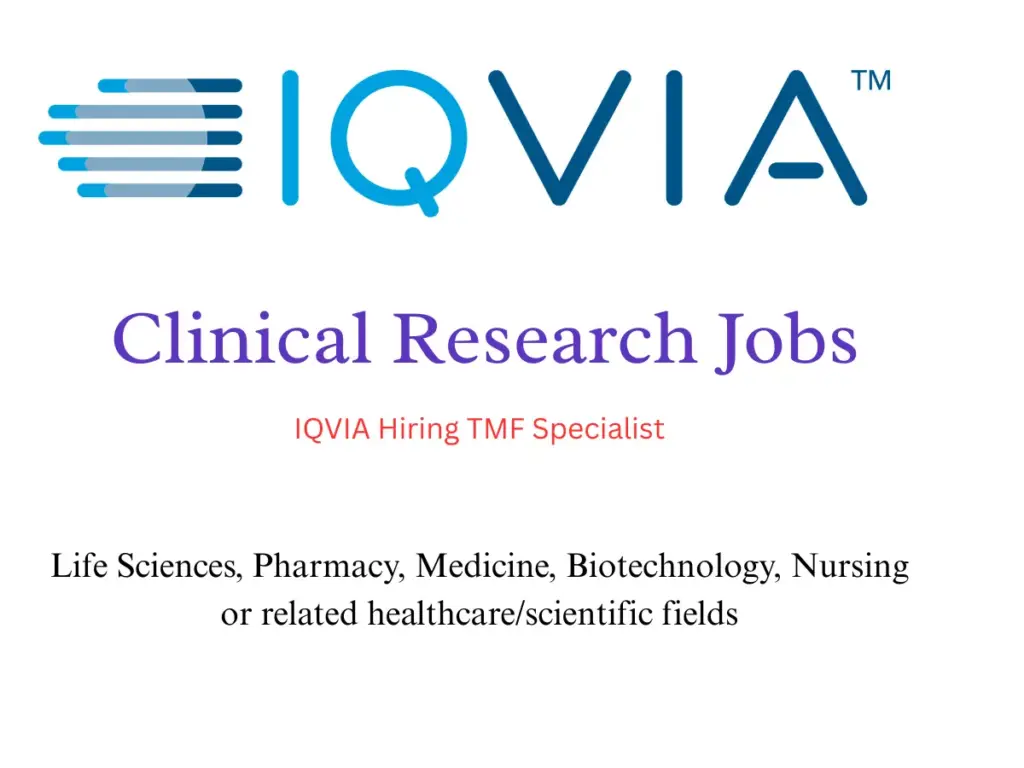 IQVIA Hiring TMF Specialist