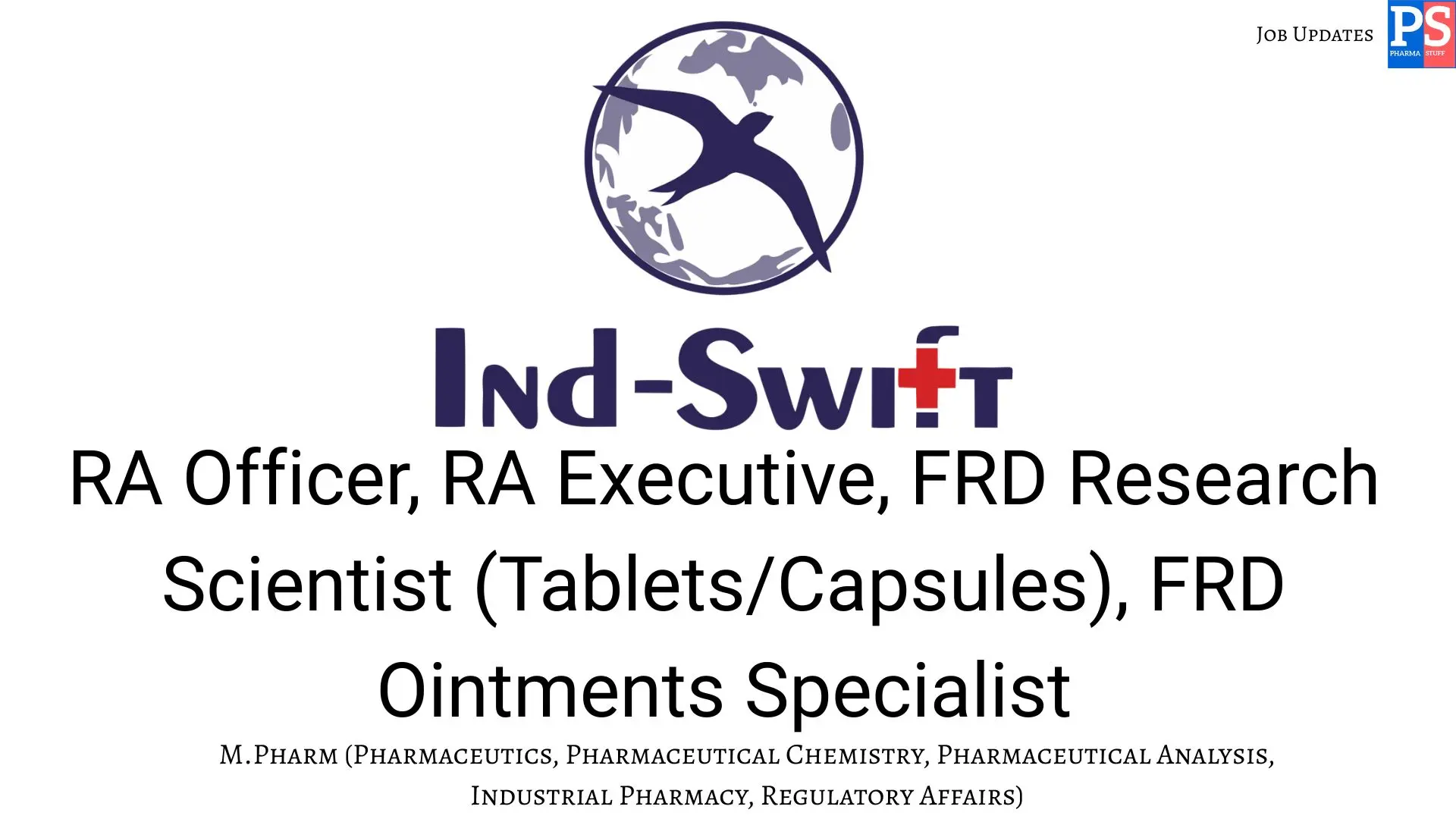 Ind Swift Hiring RA FRD