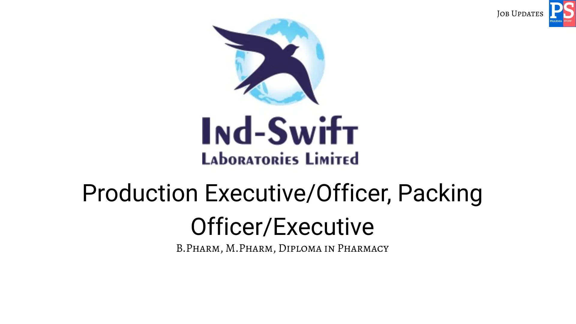 Ind Swift Walk in production packing