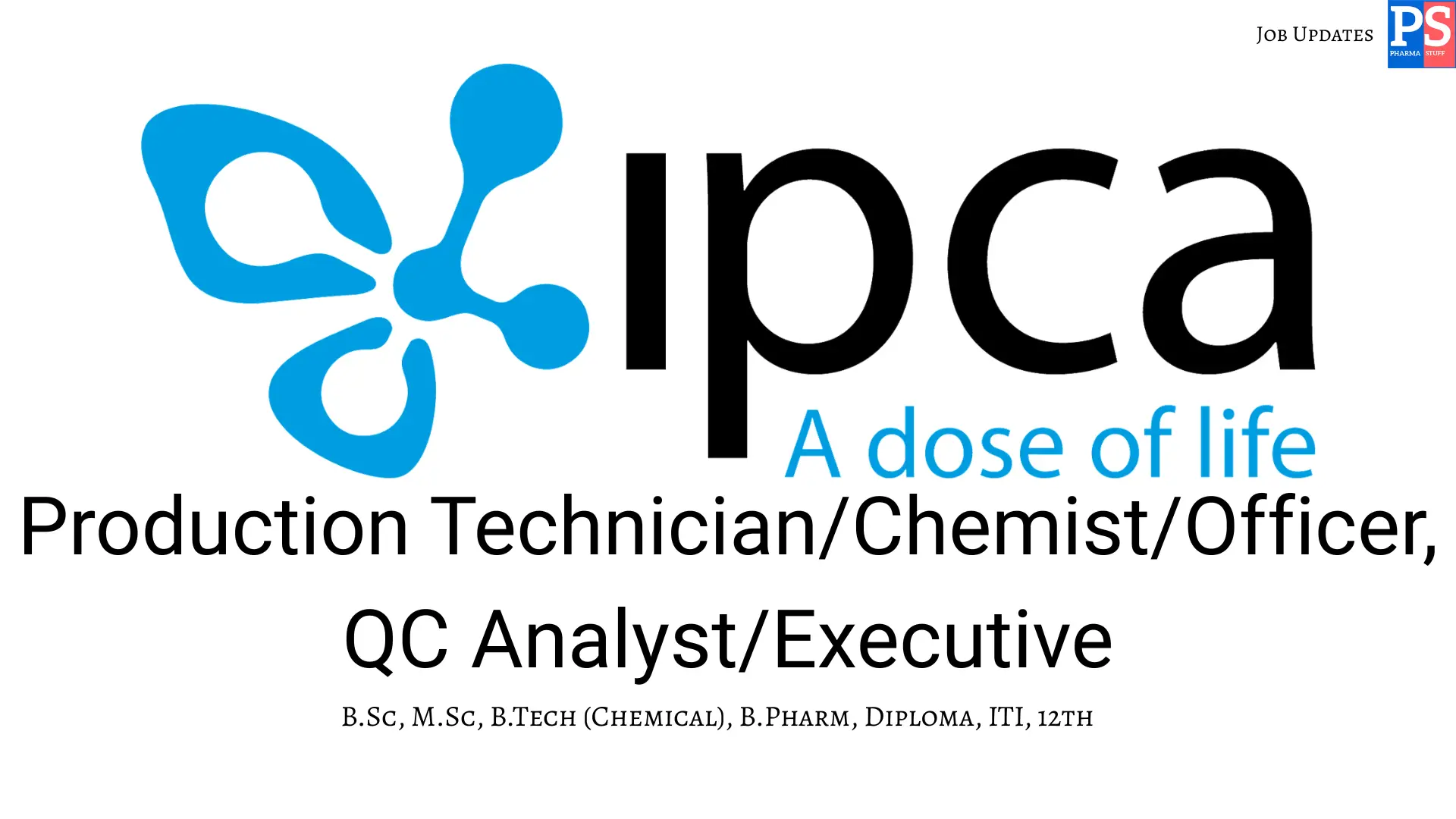 Ipca walk in Production QC API
