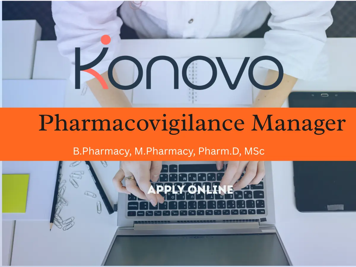 Konovo Pharmacovigilance Manager 2 Konovo Pharmacovigilance Manager Bangalore Jobs
