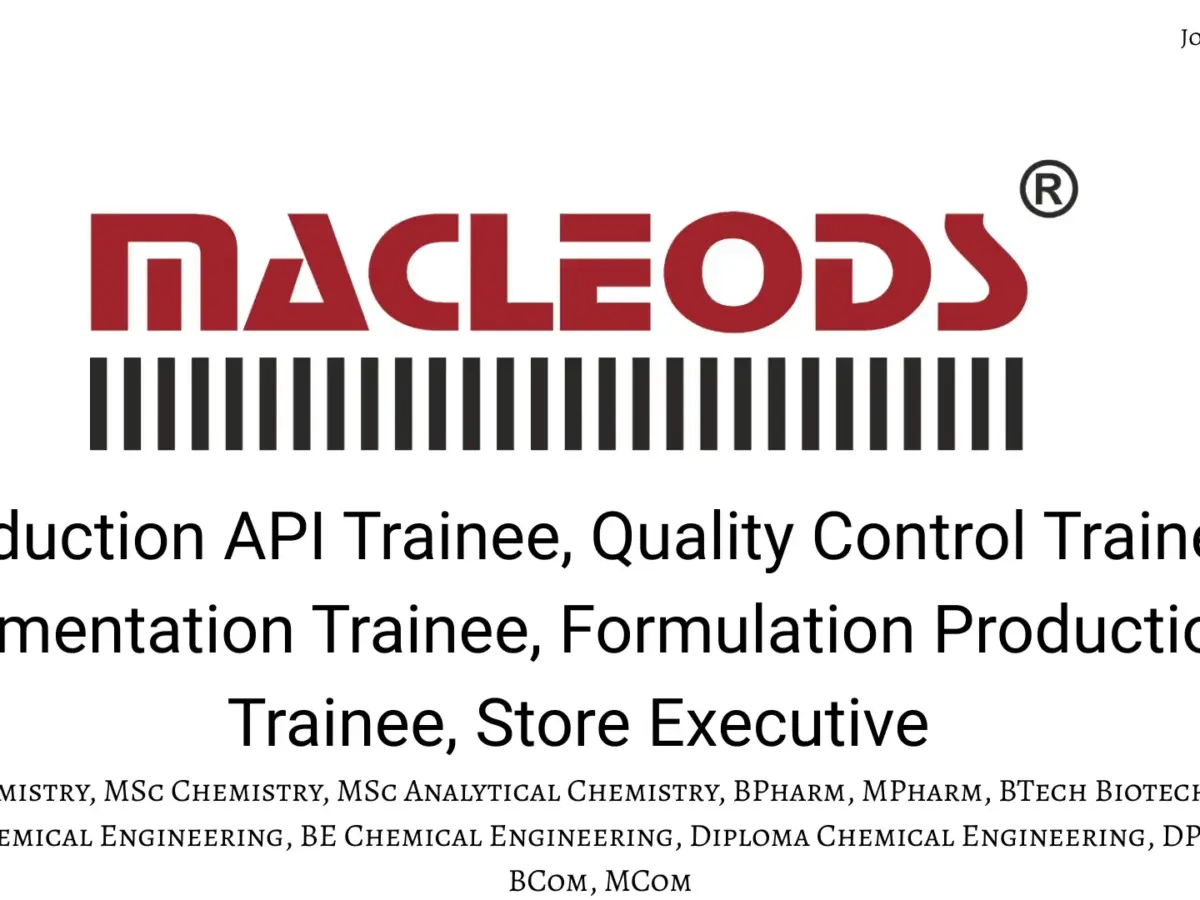 Macleods pharmaceuticals limited