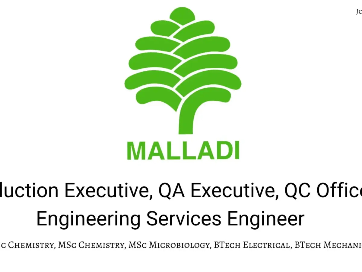 Malladi Drugs & Pharmaceuticals Limited