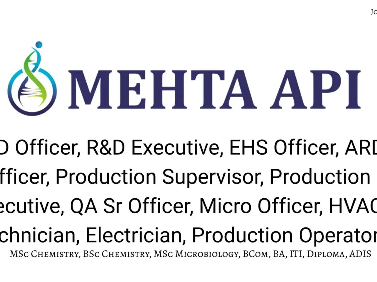 MEHTA API PRIVATE LIMITED.