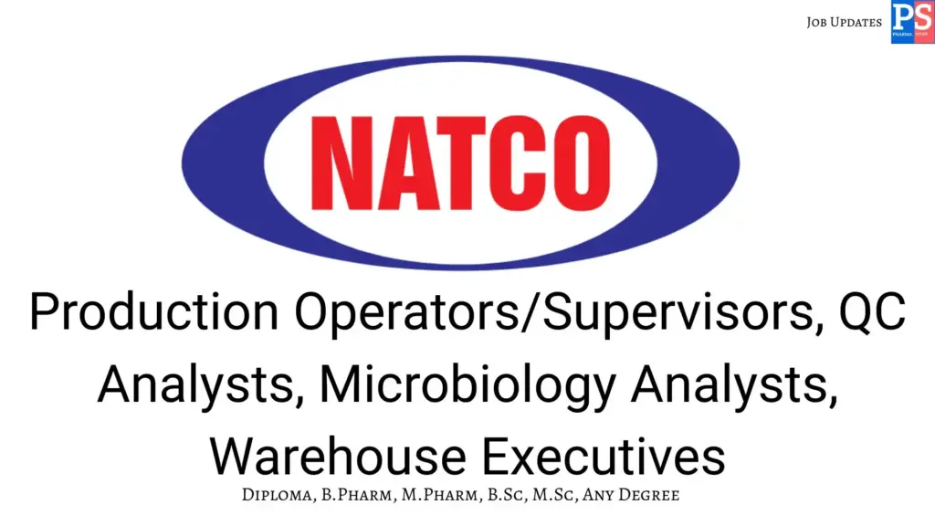 Natco walk-in Production, QC, Micro & Warehouse