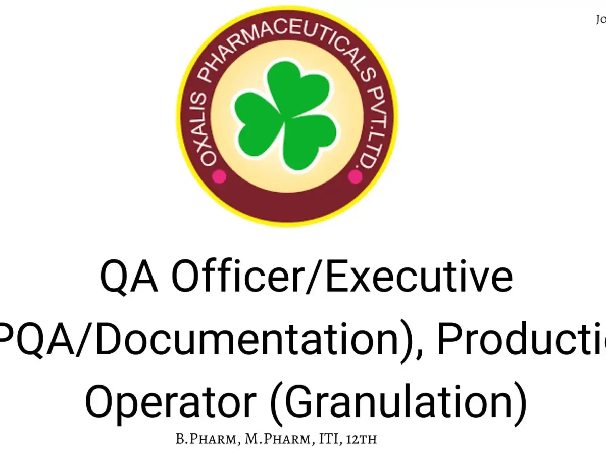 Oxalis Pharmaceuticals Private Limited