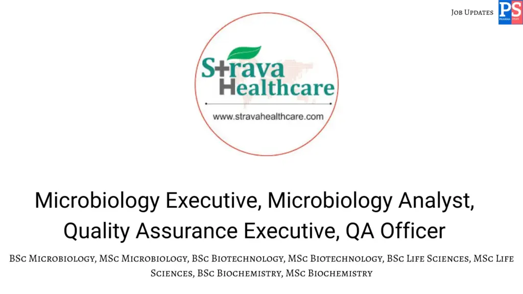Strava Healthcare Hiring QA & Microbiology
