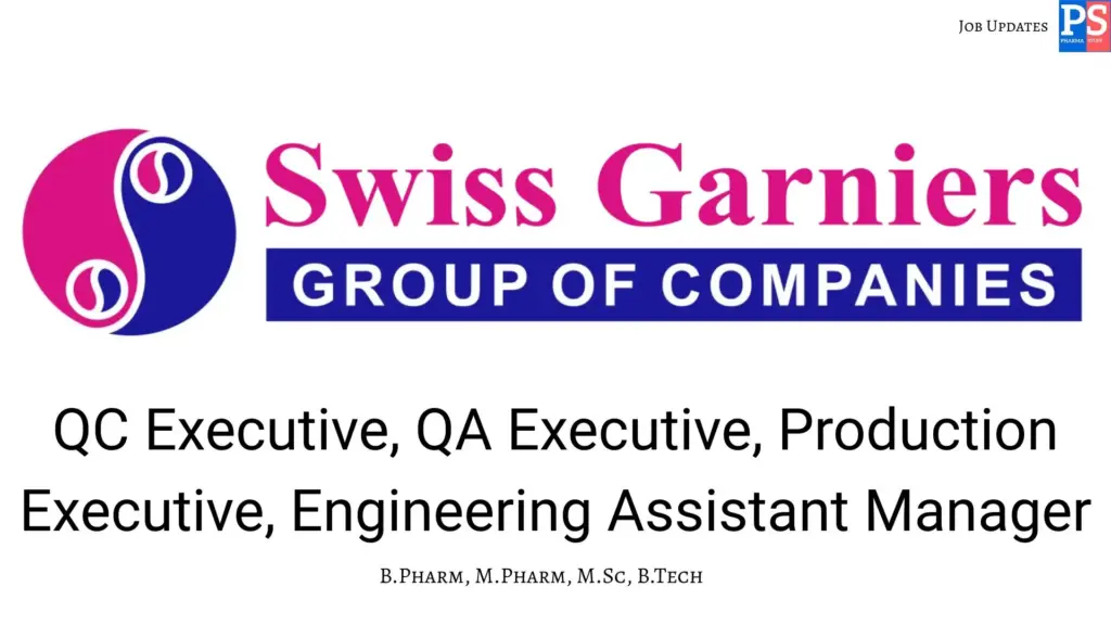 Swiss Hiring QC, QA, Production