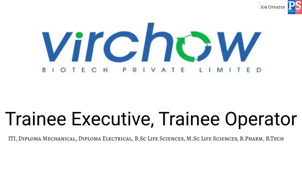 Virchow walk‑in Trainee Executive, Trainee Operator 01
