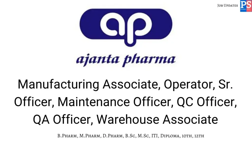 Ajanta Walk-in Manufacturing ,Maintenance QC , QA , Warehouse