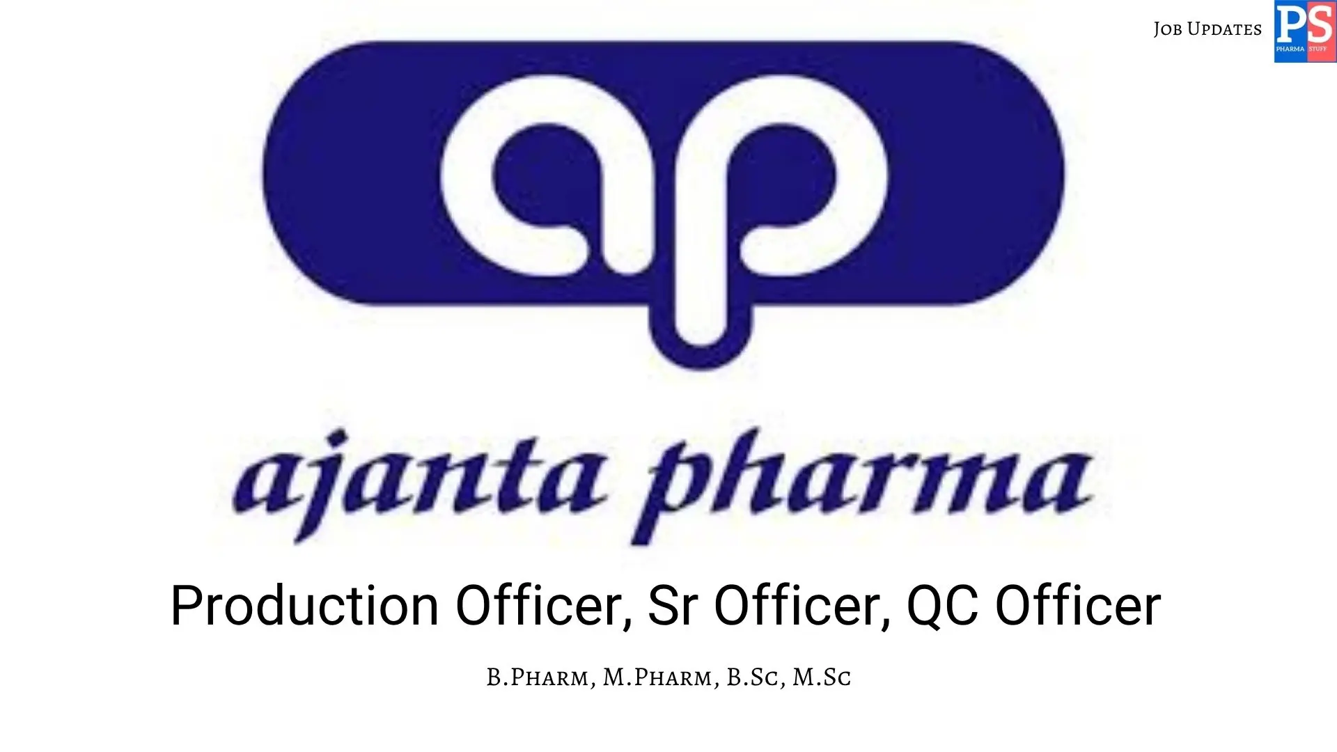 Ajanta walk in Quality Control Production