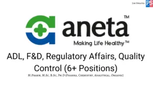 Aneta Walk-In ADL ,F&D ,QC ,RA