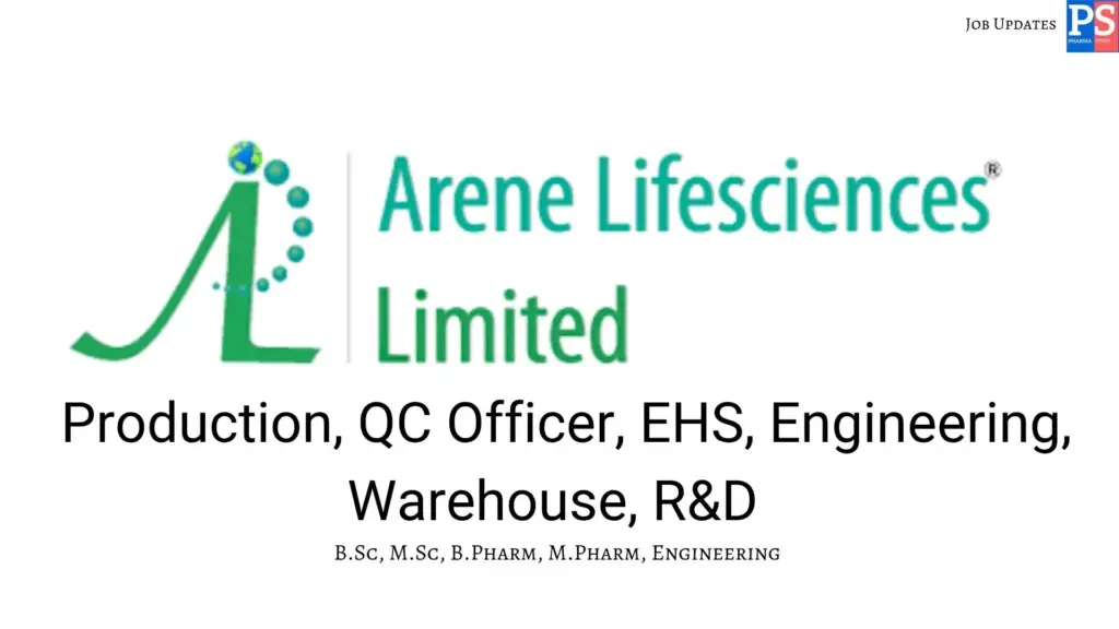 Arene Walk-In Production, QC Officer, EHS, Engineering, Warehouse, R&D
