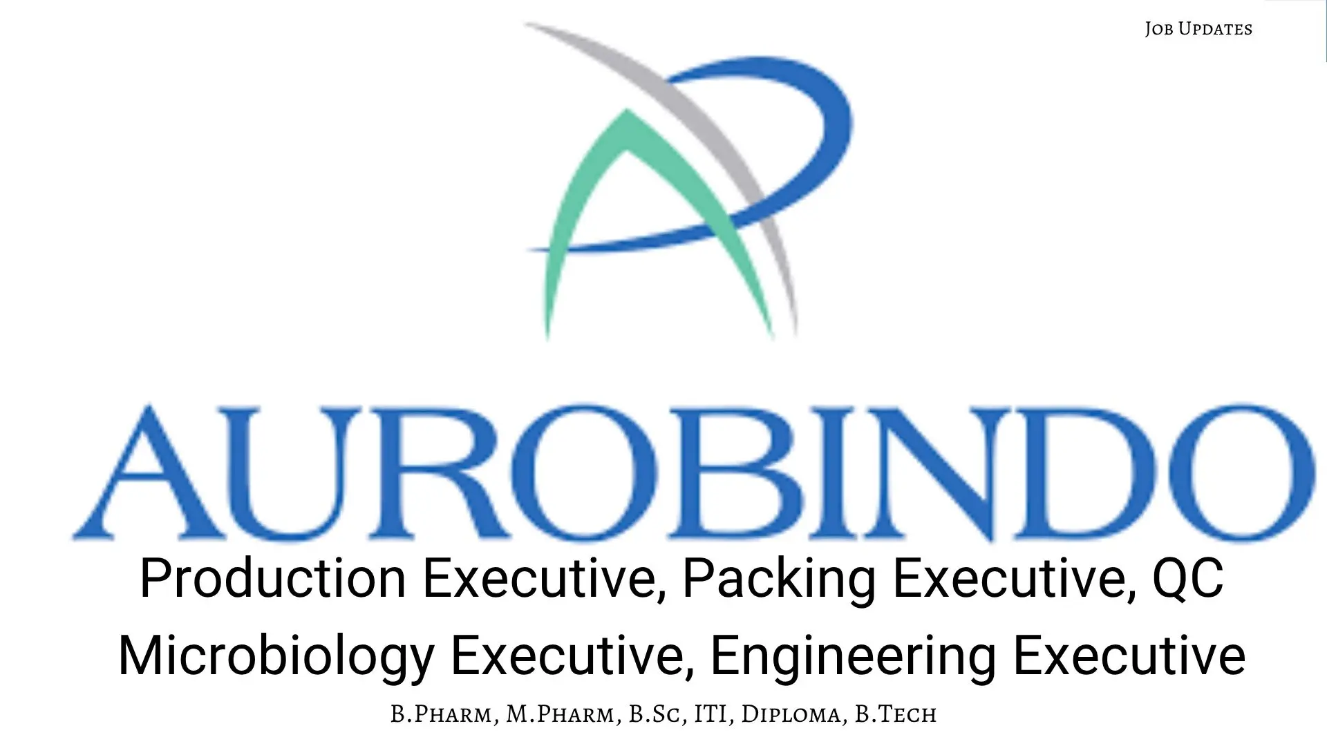 Aurobindo Walk In Production QC Engineering