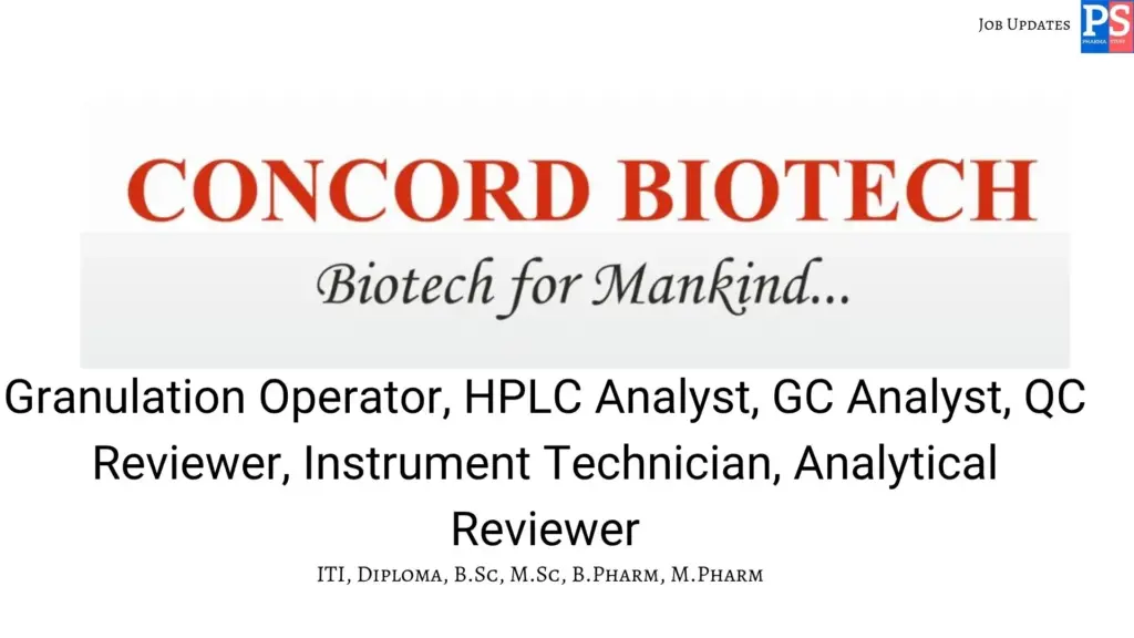 Concord Walk-In Production, QC, QA & Engineering