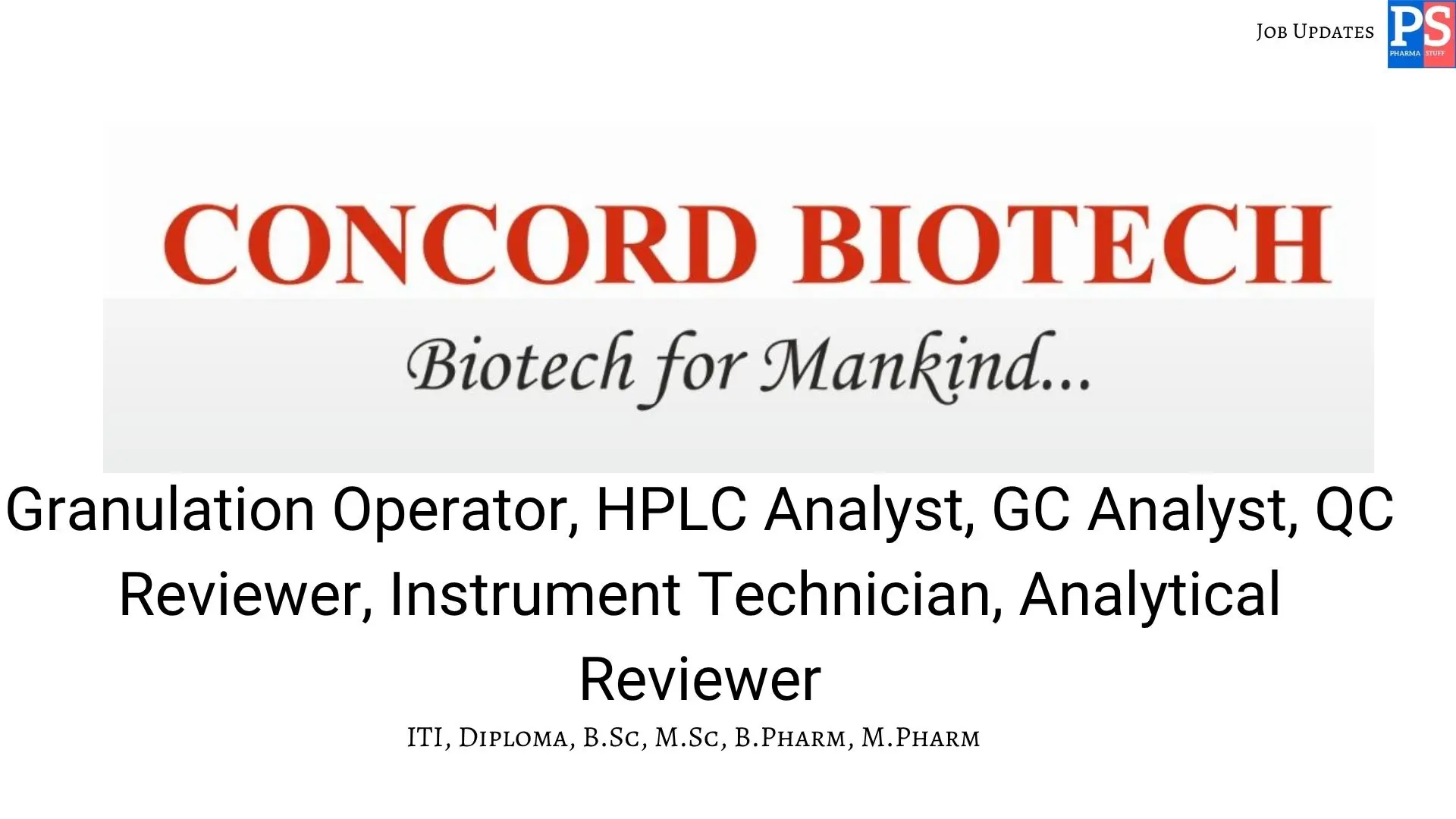 Concord Walk In Production QC QA Engineering