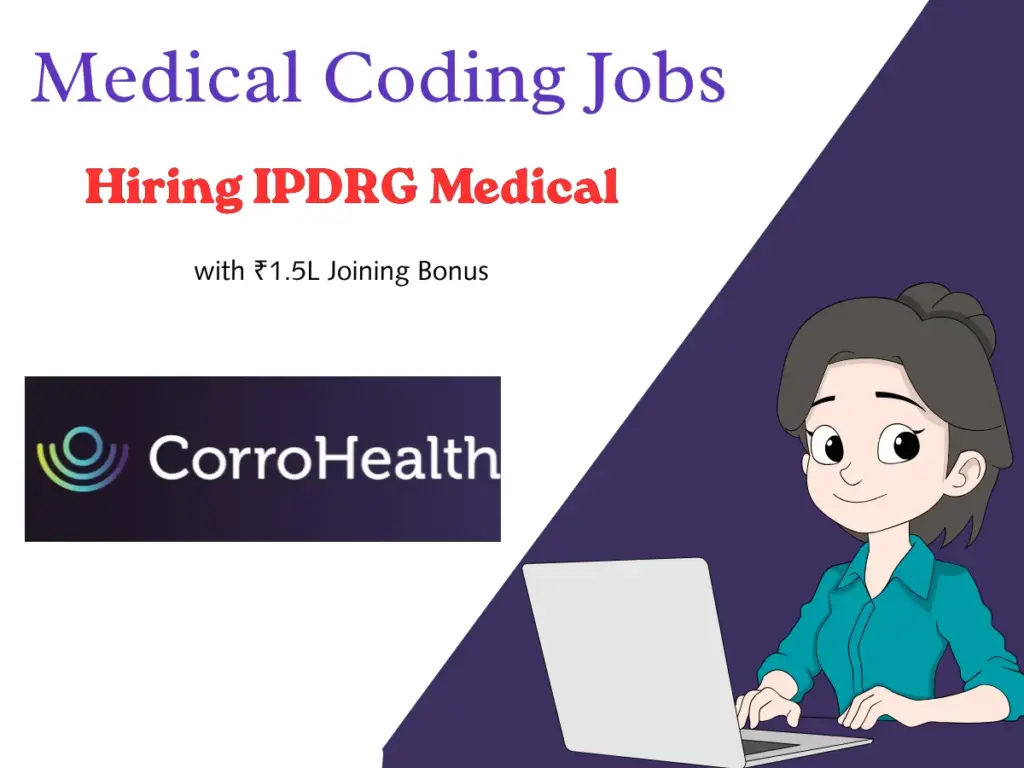 Corro Health Hiring IPDRG Medical Coders with ₹1.5L Joining Bonus