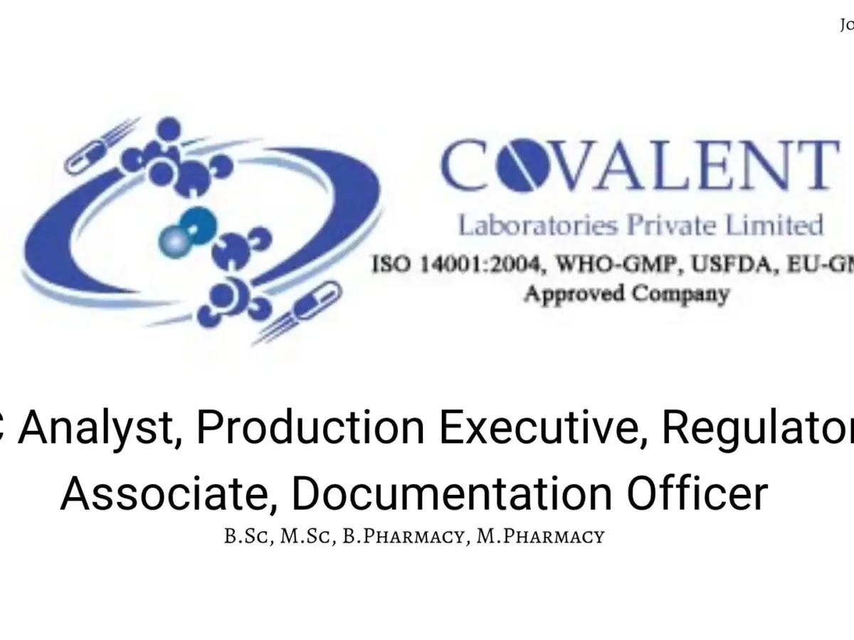Covalent Laboratories Private Limited.