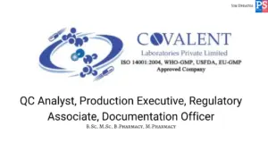 Covalent Walk-In QC, Production & Regulatory
