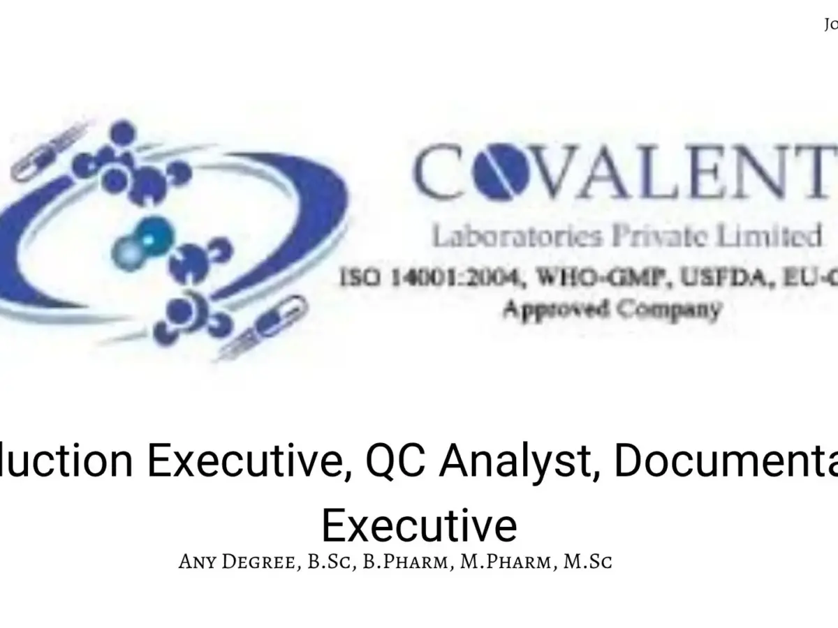 Covalent Laboratories Private Limited.