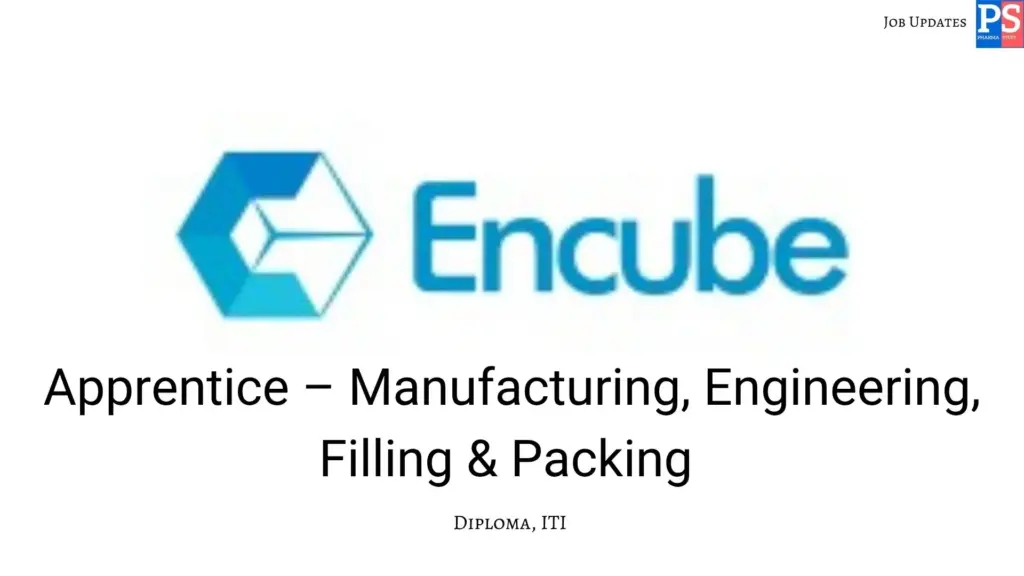 Encube Ethicals Walk-In Apprentice