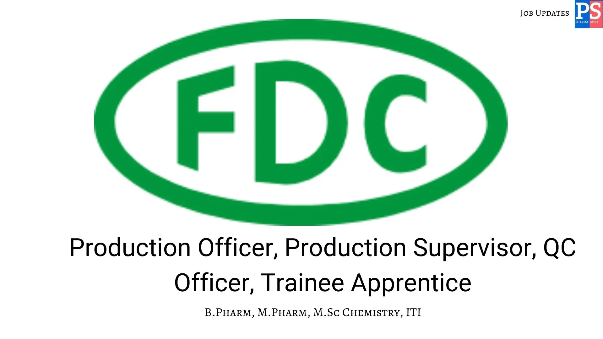 FDC Walk In QC Production