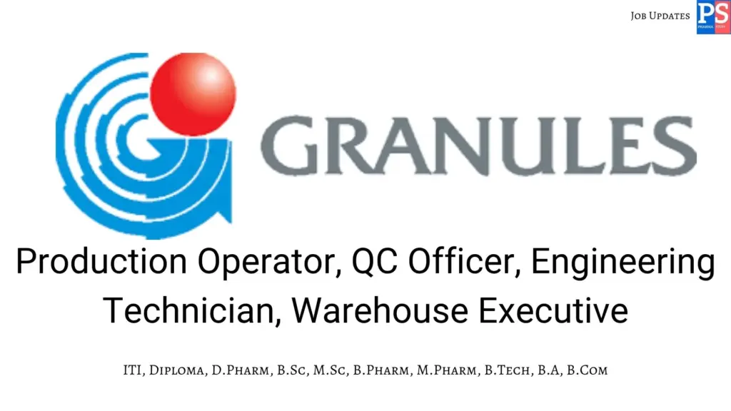 Granules Walk-in Production, QC