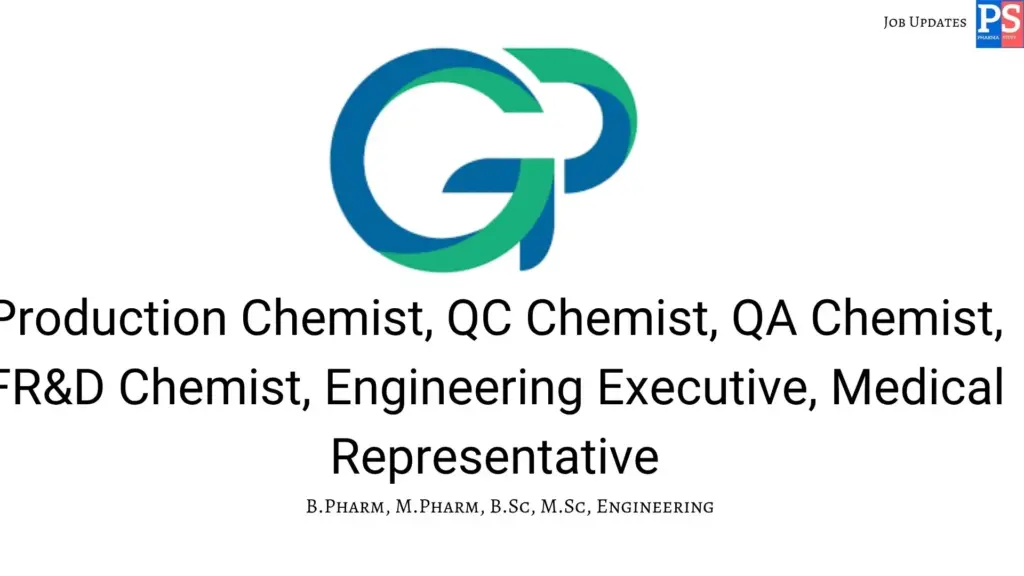 Group Pharmaceuticals Walk-in Production, QC, QA & FR&D