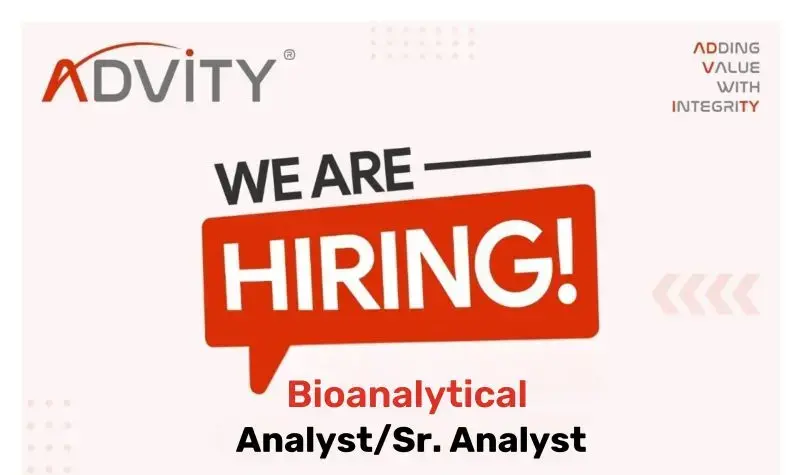 ADVITY Research Bioanalytical Analyst Jobs