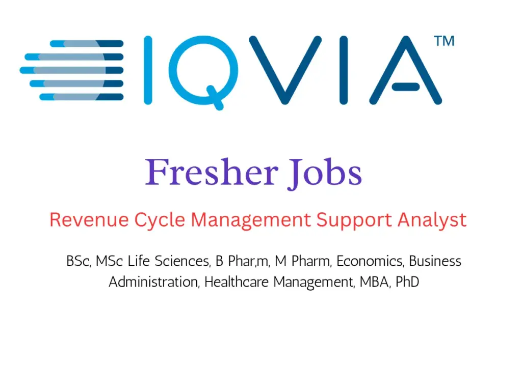 IQVIA Hiring Revenue Cycle Management Support Analyst