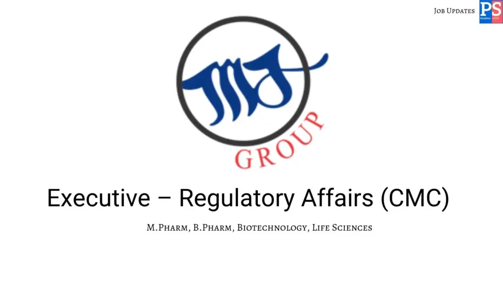 M.J. Biopharm Hiring Regulatory Affairs Executive