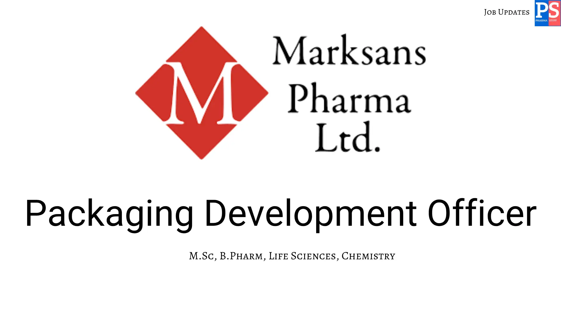 Macleods Walk In Regulatory Affairs RD 1