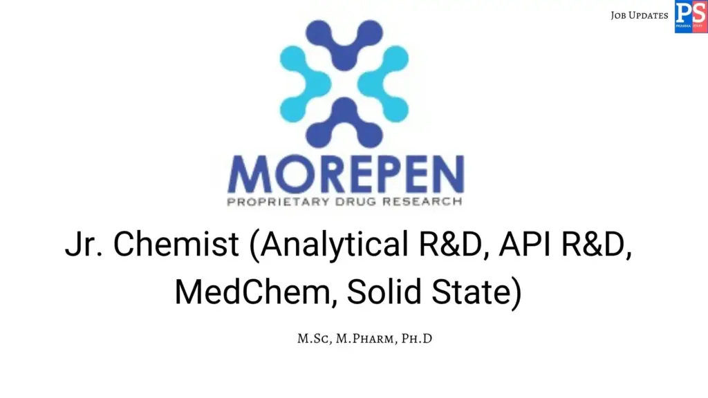 Morepen Walk-In Jr Chemist