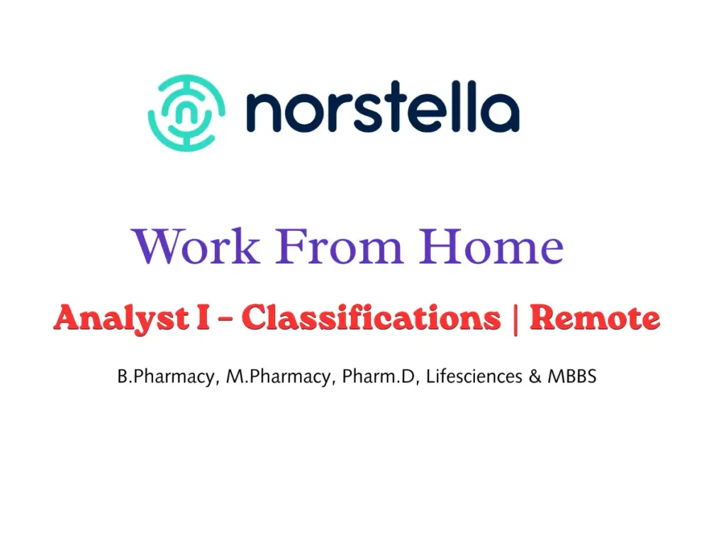 Norstella Hiring Analyst I – Classifications | Remote