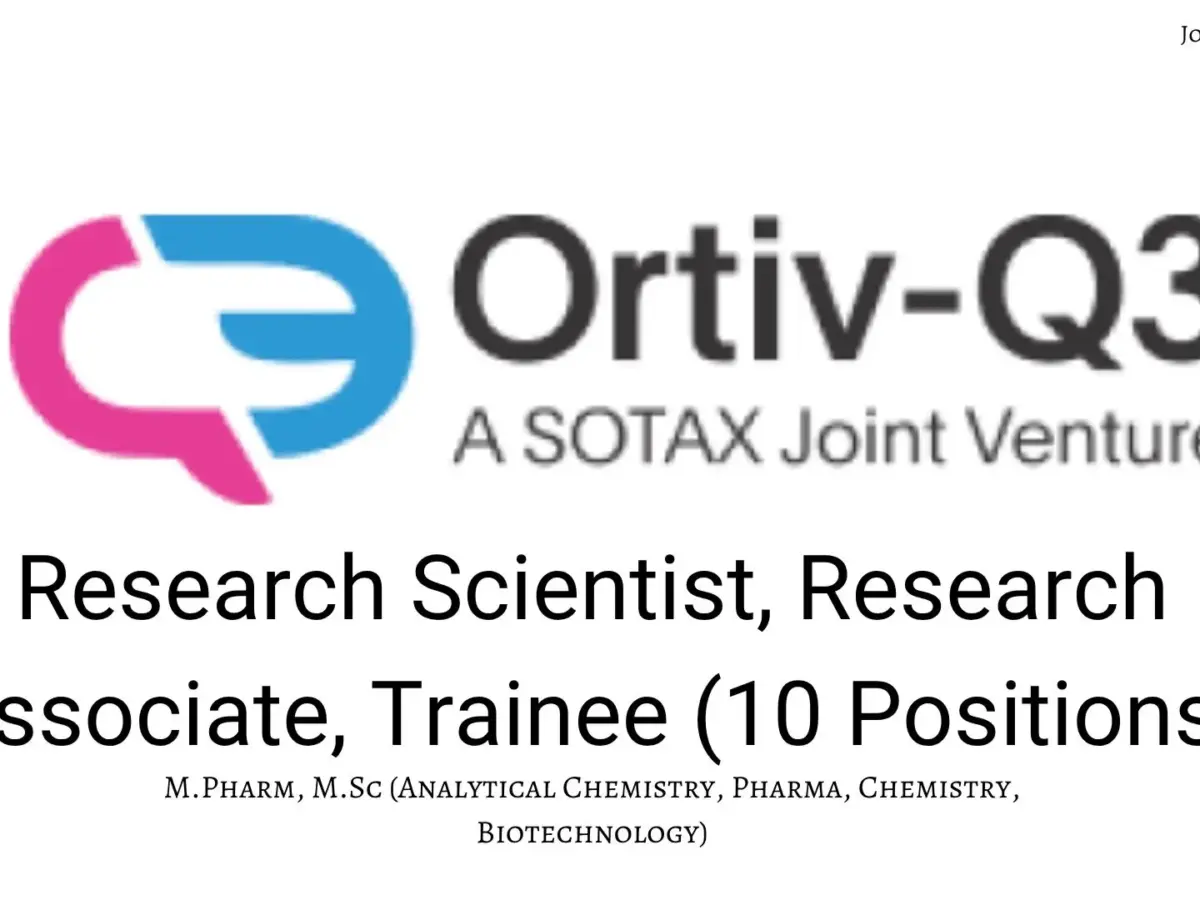 Ortiv-Q3 Hiring Analytical R&D