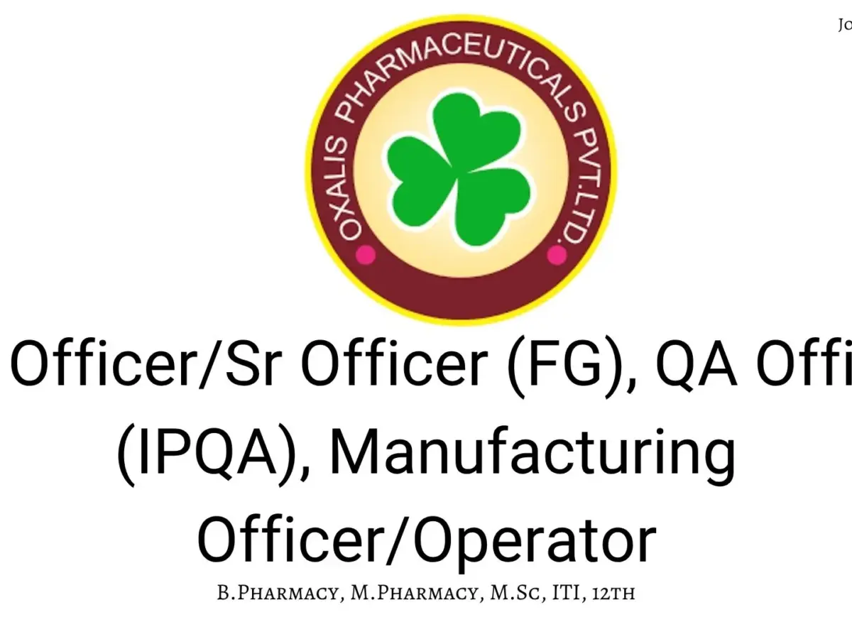 Oxalis Pharmaceuticals Private Limited