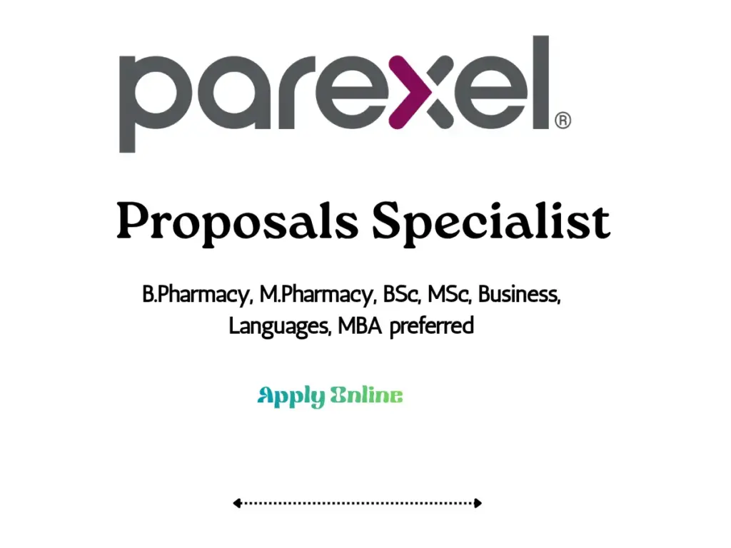 Parexel Proposals Specialist Salary Hyderabad Apply