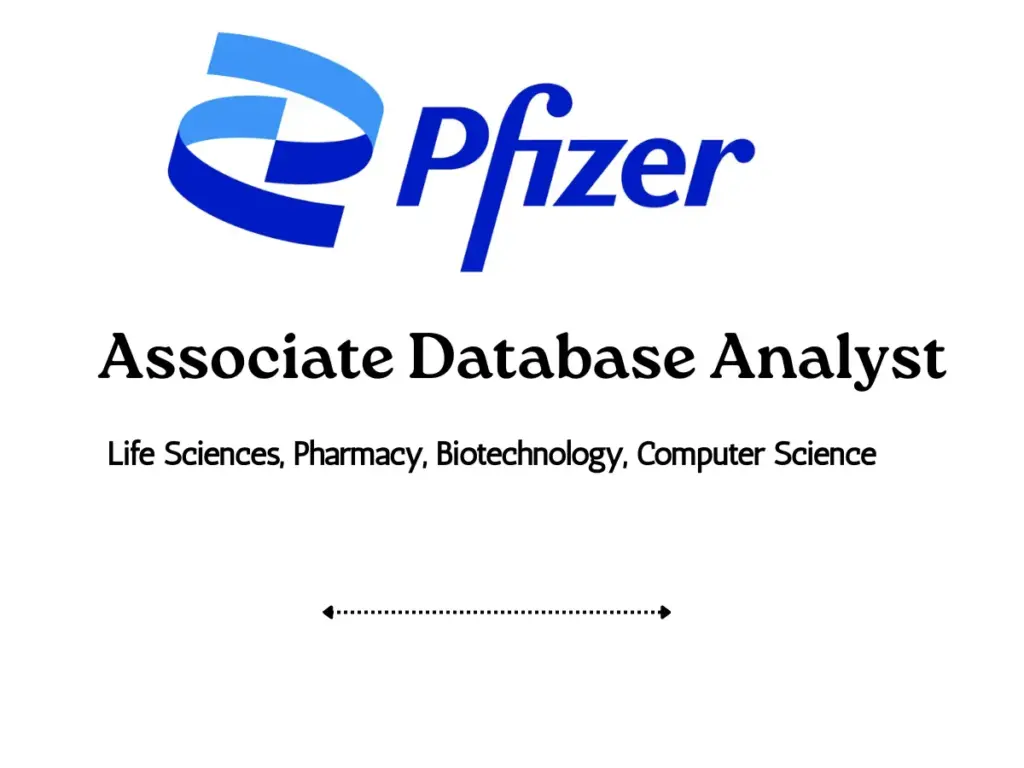 Pfizer Associate Database Analyst Vacancy