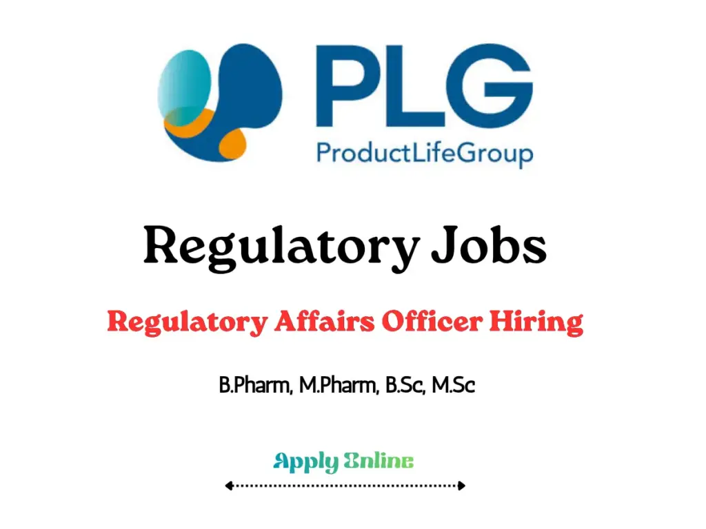 ProductLife Regulatory Affairs Officer Hiring
