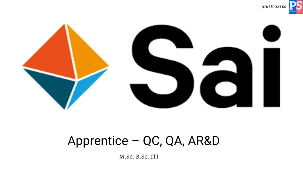 Sai Life Sciences Hiring QC, QA, AR&D
