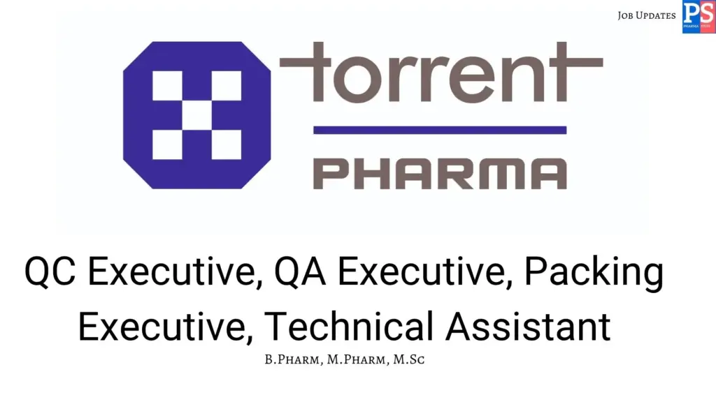 Torrent walk-in QC, QA & Packing