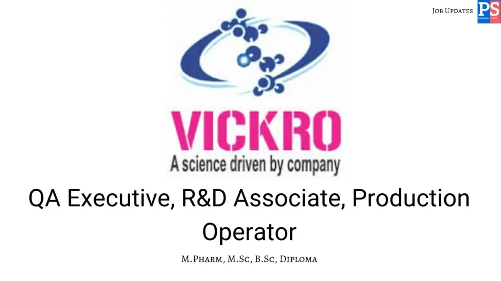 Vickro Hiring QA, R&D & Production