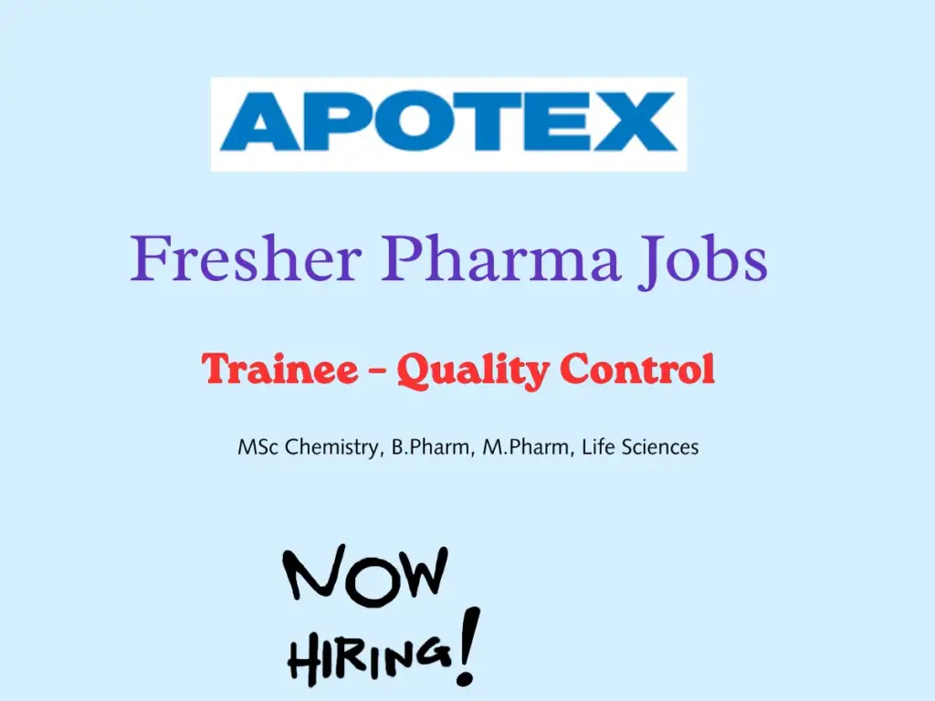 apotex-qc-trainee-quality-control