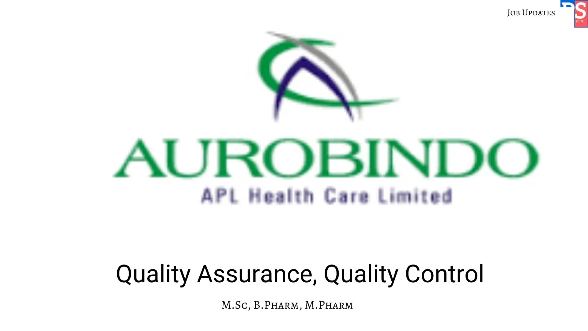 APL walk in QA QC Executives 1