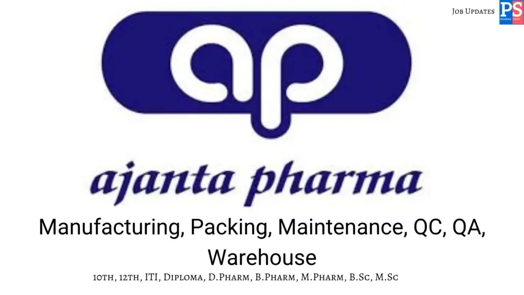 Ajanta Walk-In Production, QA, QC, Maintenance & Warehouse