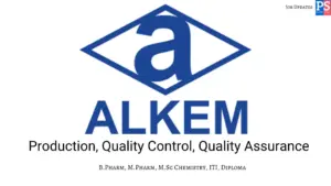 Alkem walk-in Production, QA, QC